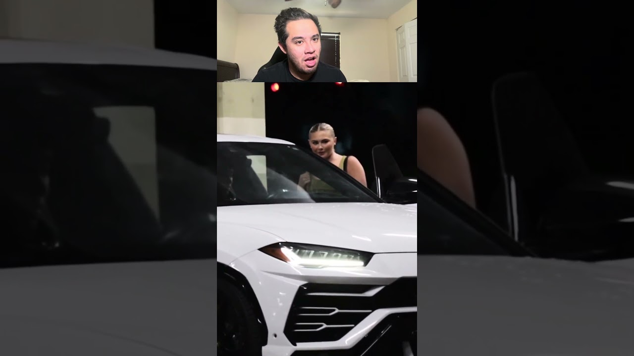 gold digger switches up for Lamborghini😂
