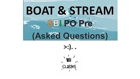 Boat and Stream - SBI PO Pre (Asked Questions)