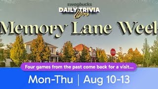 Swagbucks Daily Trivia Live 8 10 2026 Questions From 9 1 2021