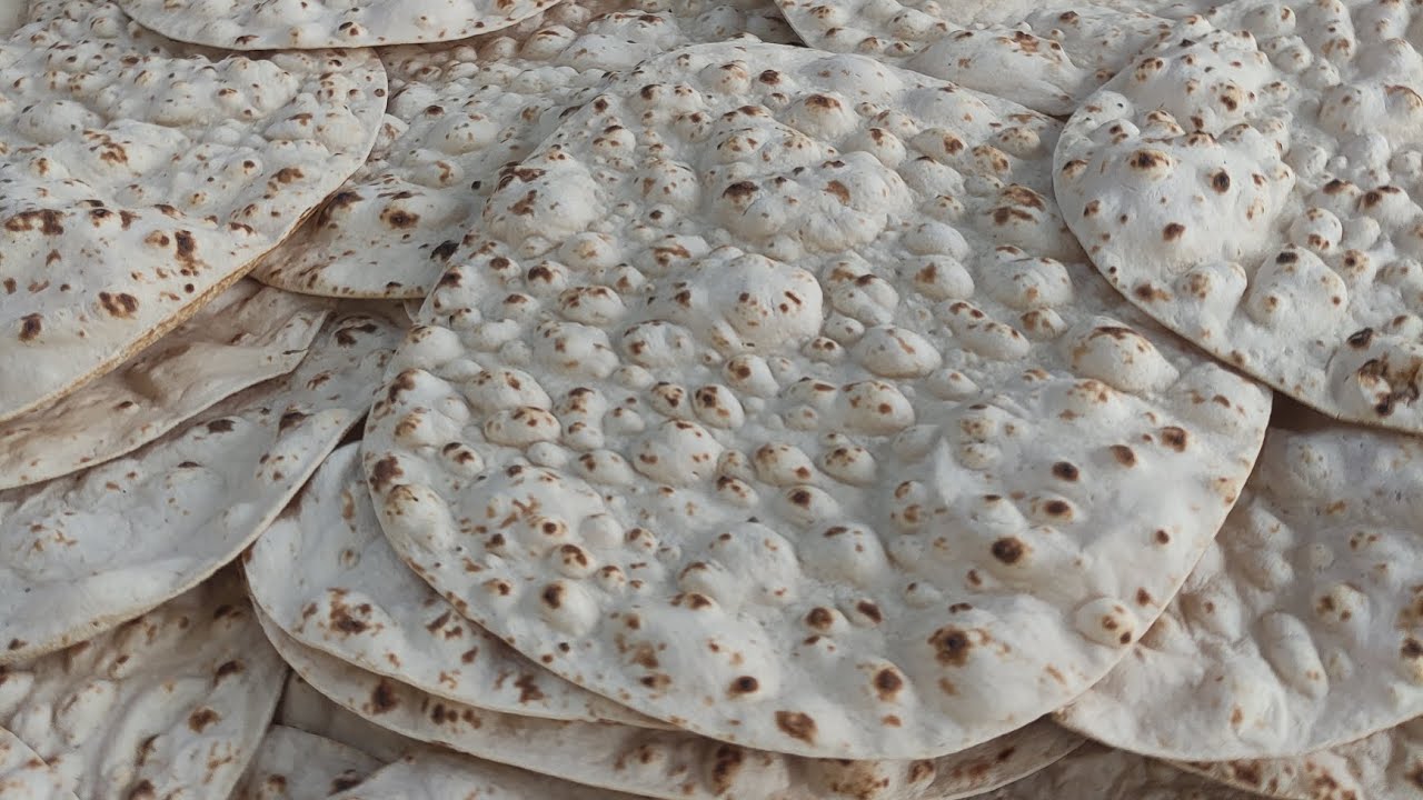 بث مباشر من عمل معمل فول اتوماتیک للخبز الدائری