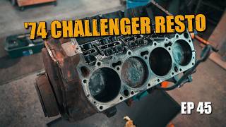74 Dodge Challenger Restoration #45 - 440 REBUILD part 1