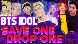 BTS Members Save One Drop One | Pick One BTS IDOL