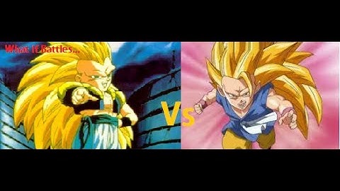 What If Battle SSJ3 Goku (GT) Vs SSJ3 Gotenks