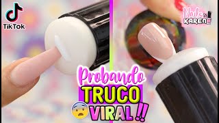 PROBANDO TRUCO VIRAL  FRENCH con ESTAMPADOR