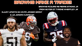 BROWNS MAKE ANOTHER TRADE | Jakeem Grant out for season! iNJURIES SUCK!!