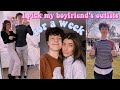 i pick my boyfriend's school outfits for a week!