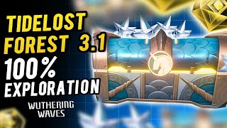 Tidelost Forest 100% Exploration ~ All Chest and Tape of Last Words Location | Wuthering Waves 3.1