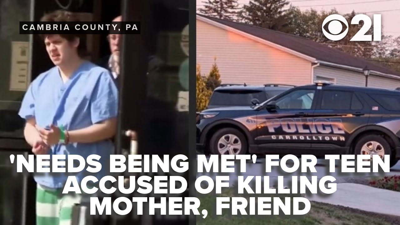 'Needs being met' for teen accused of killing mother, her friend - YouTube