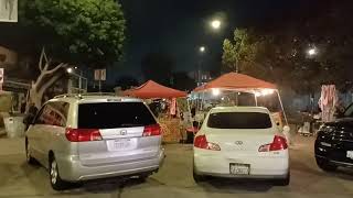This is what the last Black community in Los Angeles looks like on a Sunday night (Leimert Park..)