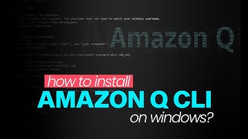 How to Install Amazon Q CLI on Windows Machine