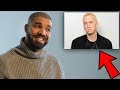 RAPPERS REACT TO EMINEM... (Rap God, Lose Yourself & River)