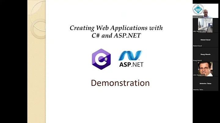 NY Metro ACM Chapter - Creating Web Applications w...