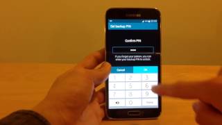 How to setup a pattern as a screen lock method for the Samsung Galaxy S5 screenshot 1