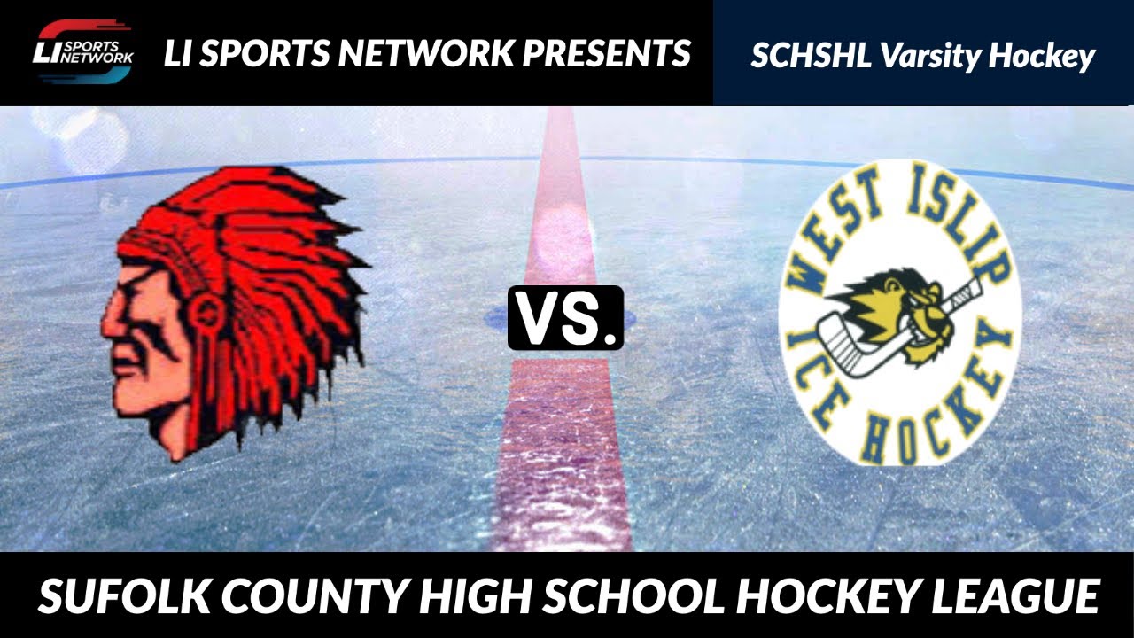 SCHSHL Varsity Hockey East Islip vs West Islip YouTube