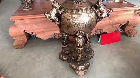 ĐỈNH ĐỒNG ĐỎ THẤT LÂN VỜN CẦU CAO 1.2 M NẶNG 130KG ĐỒNG ĐỎ NGUYÊN CHẤT