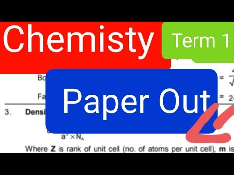 chemistry term 1 paper leak