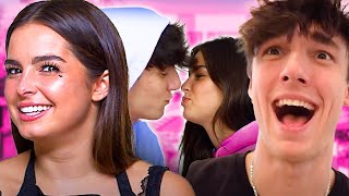 Tik Tok exes Addison Rae and Bryce Hall KISS and make it OFFICIAL after he CONFESSES THIS!?