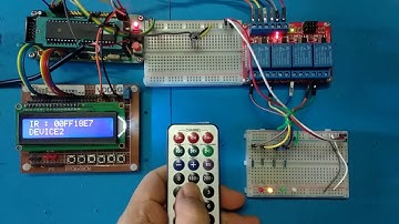 8051 infrared home automation demo