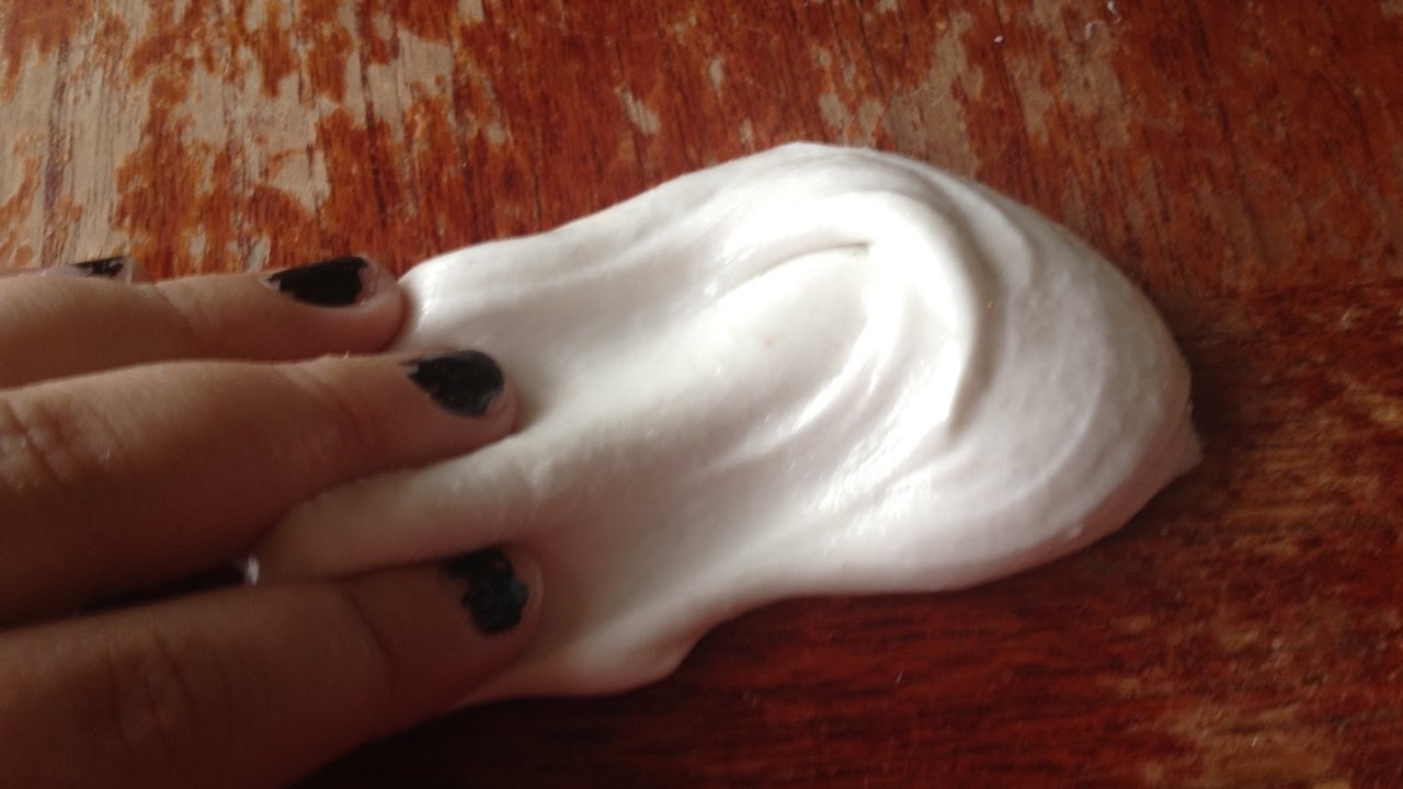 Diy 2 Ingredients Slime Without Borax Detergent Contact