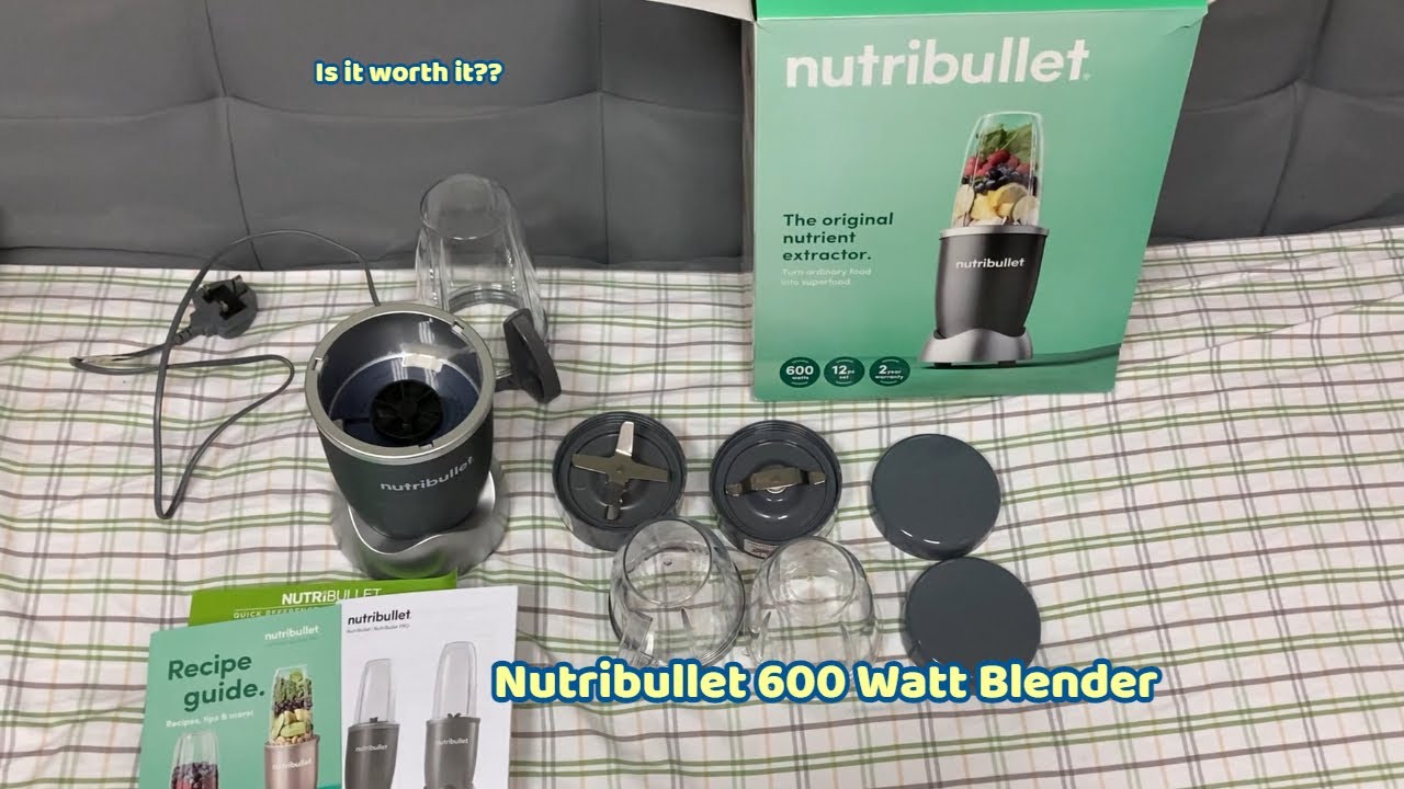 Nutribullet 600 Watt Blender (unboxing) + Making food for baby