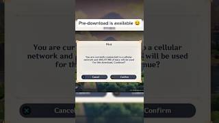 Genshin Impact pre download is here 😁 #genshinimpact #genshin #hoyoverse #hoyocreators #update