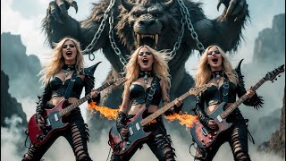 Download Lagu Hard Rock Music desert fire  AI Short Cinematic Clip  Burning Metal Official Music Video MP3