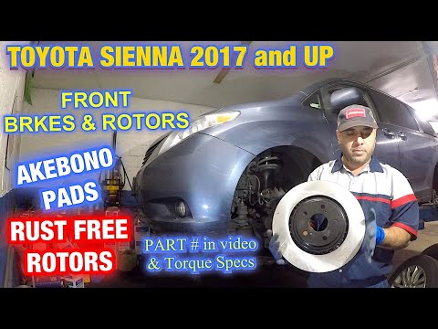Video: Berapakah harga brek untuk Toyota Sienna?
