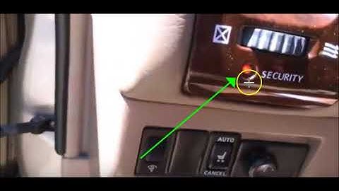 Nissan Infiniti keyed ignitions be mindful of fail safe mode