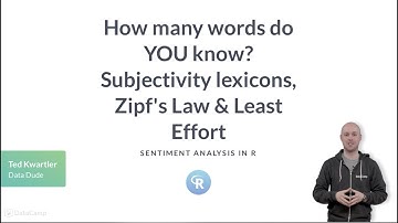 R Tutorial: How many words do YOU know? Zipf