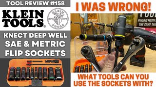 Klein Tool KNect Deep Well Sockets 65239  - I WAS WRONG in the Tool Haul Video #klein #tools #review