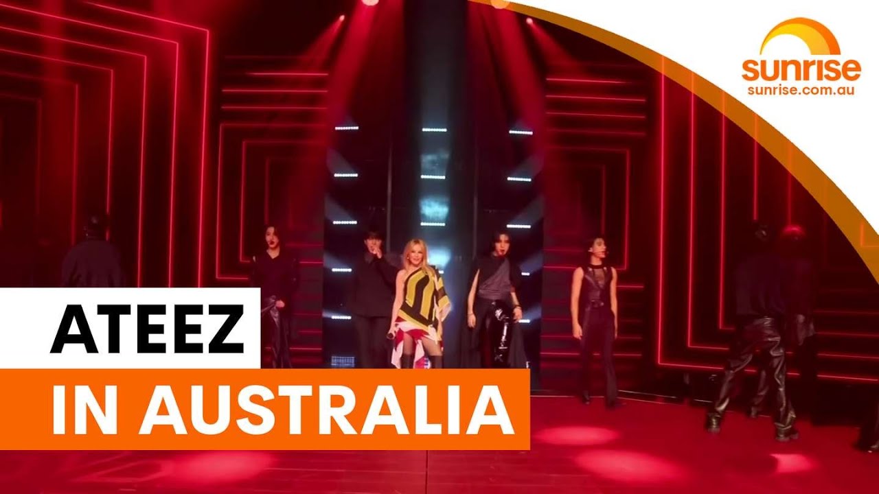 K-pop superstars ATEEZ return to Australia | Sunrise