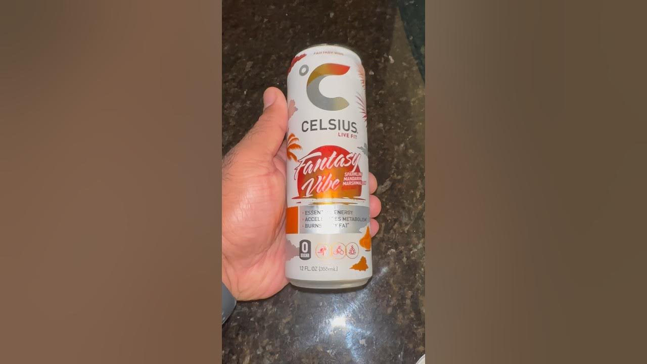 Celsius Fantasy Vibe Sparkling 🍊 Mandarin Marshmallow YouTube