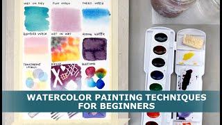 Watercolor Painting Techniques for Beginners How To