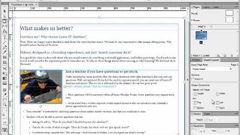 Adobe CS6 New Features: InDesign Liquid Layouts