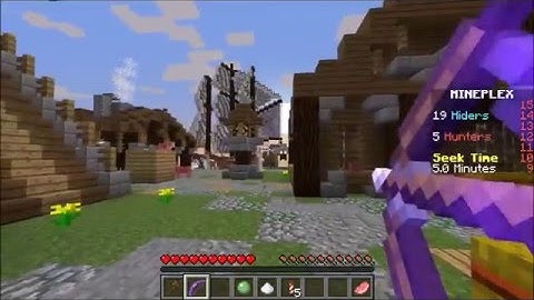 Minecraft Block Hunt Mini Games Episode #1