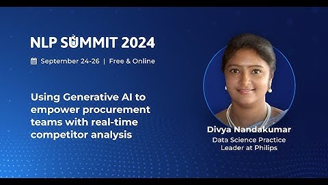 Using Generative AI to empower procurement teams with real-time competitor analysis