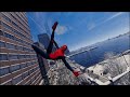 Marvel's Spider-Man: Miles Morales Relaxing Swinging Gameplay| PS5 60fps