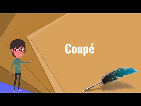 Video: Was ist eine Coupé-Autodefinition?