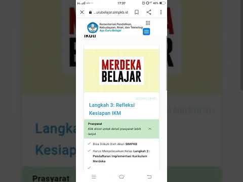 Baru !! Cara Mengisi Refleksi Kesiapan Implementasi Kurikulum Merdeka mulai 29 Juni 2022