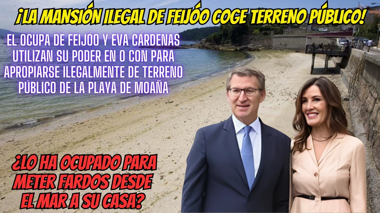 ¡ESCÁNDALO EN GALICIA! La MANSIÓN ILEGAL de la mujer de FEIJÓO Lujo sobre terreno PÚBLICO.