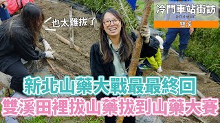 【孫女訪問中】新北山藥大戰真的最終回解開嶺腳比較貴之謎最後還跟拍到山藥大賽現場│街訪EP38