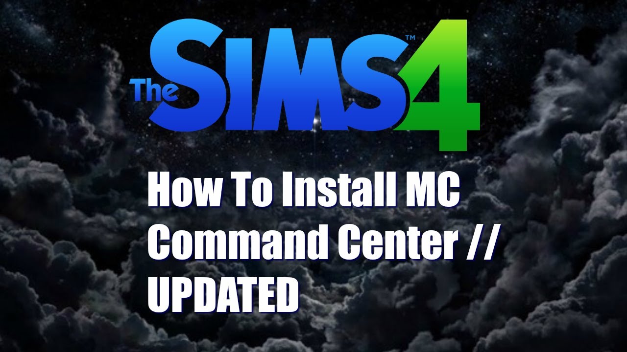 MC install. MC Command. МС командный центр для симс 4.