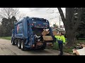 Bulky Item Clean Up- Republic Services Heil Rear Loader Garbage Truck