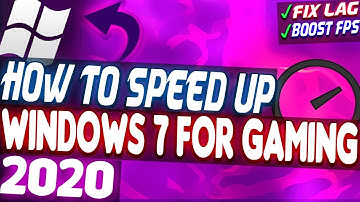 🔧 How To Speed Up Windows 7 for Gaming (2025 Update) | FPS Boost Tips✅