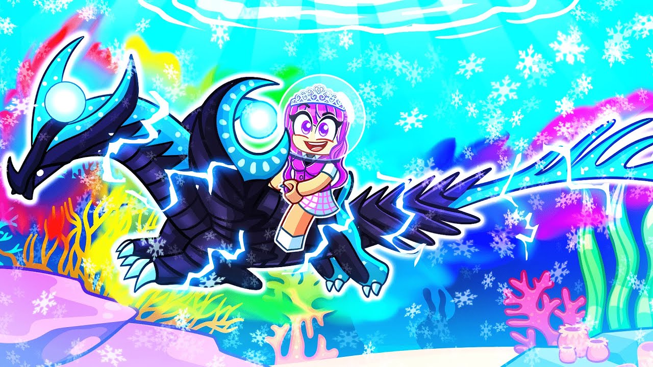 Playing as a PROTECTIVE ICE ELEMENTAL SEA MONSTER in Roblox Creatures of Sonaria!