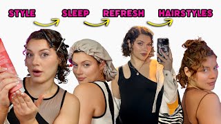 HOW TO ACHIEVE THE WET LOOK ON CURLY HAIR + hairstyles and maintenance tips
