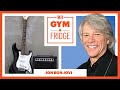 62yearold rock icon jon bon jovi show us his gym  fridge  gym  fridge  mens health