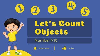 Learn counting up to 10  | Counting game for preschool & kindergarten | @learningwithfun123