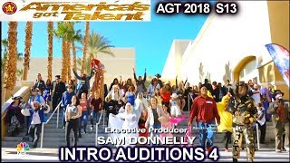 America's Got Talent 2018 Intro and Behind the Scenes Auditions AGT Season 13 S13E4