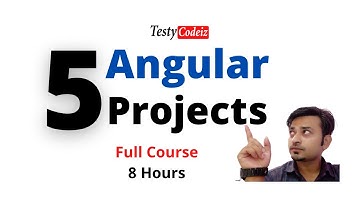 🔴Build Top 5 Angular Project, Angular Project Practice in one video,Angular project with testycodeiz
